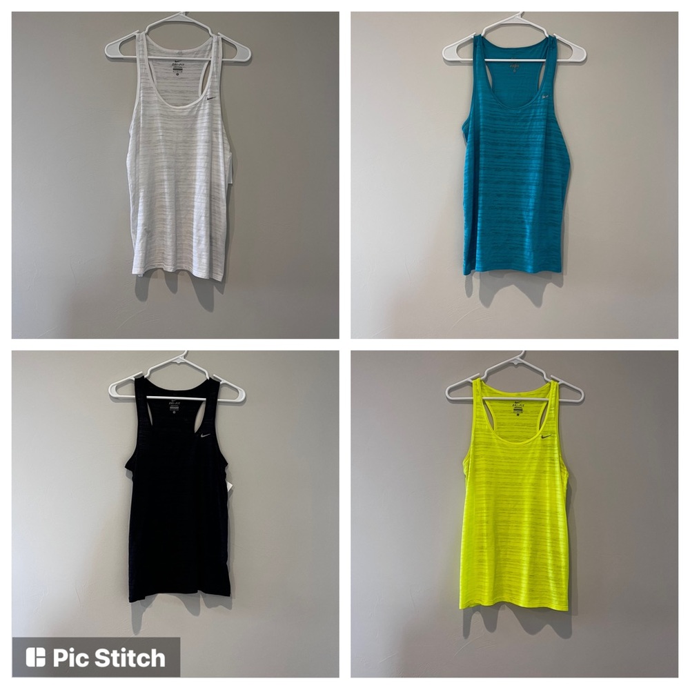 4 Nike Dri-Fit Workout Tops Size Small